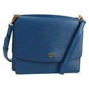 LOUIS VUITTON Epi Grenel Shoulder Bag Blue M52362 LV Auth yk19396-1
