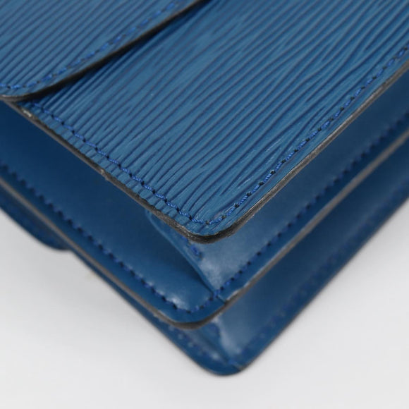 LOUIS VUITTON Epi Grenel Shoulder Bag Blue M52362 LV Auth yk19396