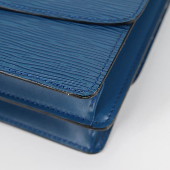 LOUIS VUITTON Epi Grenel Shoulder Bag Blue M52362 LV Auth yk19396