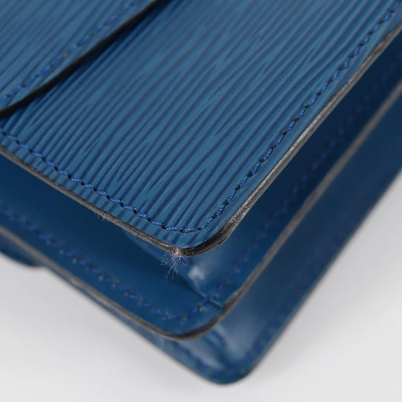 LOUIS VUITTON Epi Grenel Shoulder Bag Blue M52362 LV Auth yk19396