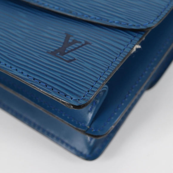 LOUIS VUITTON Epi Grenel Umhängetasche Blau M52362 LV Auth yk19396