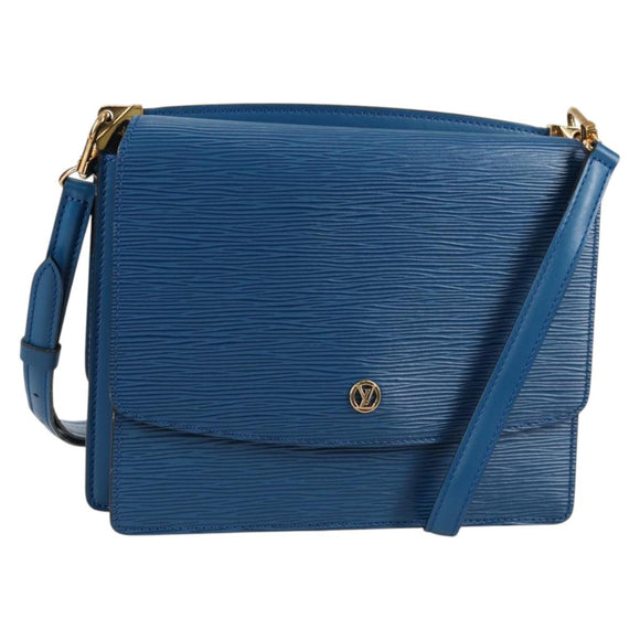 LOUIS VUITTON Epi Grenel Umhängetasche Blau M52362 LV Auth yk19396