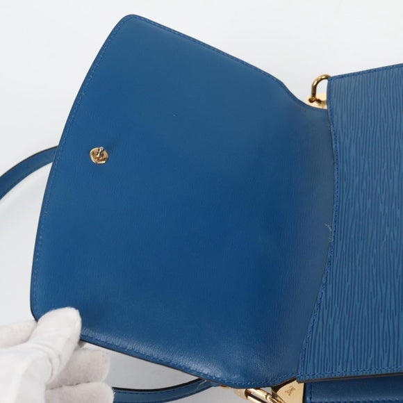 LOUIS VUITTON Epi Grenel Umhängetasche Blau M52362 LV Auth yk19396