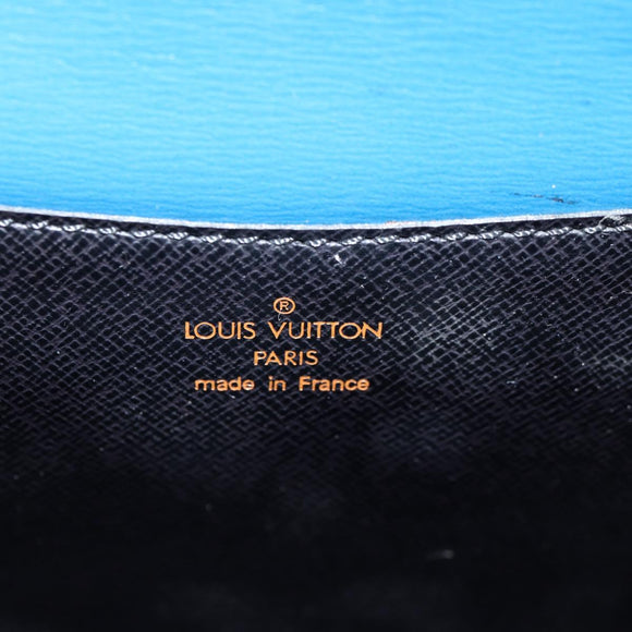 LOUIS VUITTON Epi Grenel Shoulder Bag Blue M52362 LV Auth yk19396