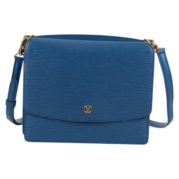 LOUIS VUITTON Epi Grenel Umhängetasche Blau M52362 LV Auth yk19396