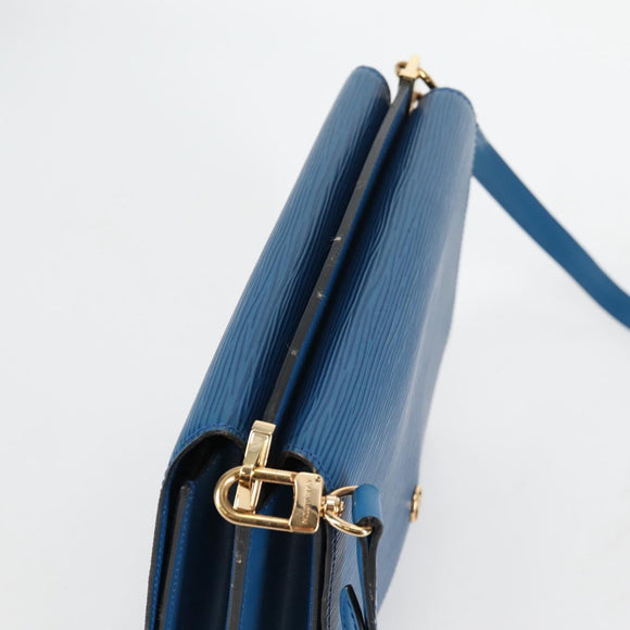 LOUIS VUITTON Epi Grenel Shoulder Bag Blue M52362 LV Auth yk19396