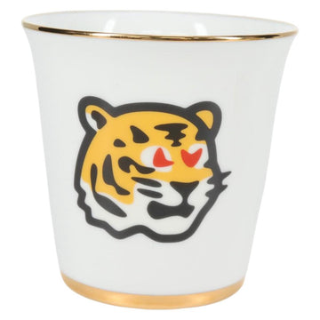 LOUIS VUITTON NIGO Collaboration Glass 4 Set Pottery White GI0730 Auth yk19398M - 0