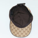 GUCCI GG Canvas Baseball Cap L Beige Red Green 200035 Auth yk19400-10