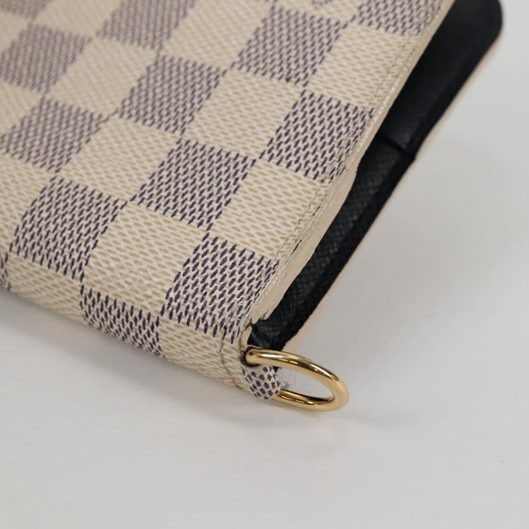 LOUIS VUITTON Damier Azur Portefeuille Insolite Long Wallet N63221 Auth yk19403V