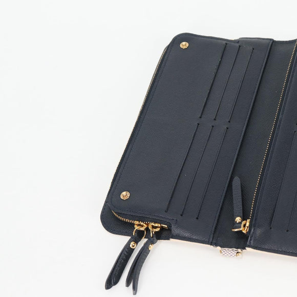 LOUIS VUITTON Damier Azur Portefeuille Insolite Long Wallet N63221 Auth yk19403V