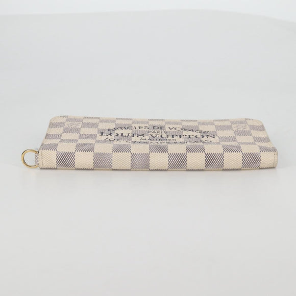 LOUIS VUITTON Damier Azur Portefeuille Insolite Long Wallet N63221 Auth yk19403V
