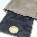 LOEWE Anagram Shoulder Bag Leather Gold Tone Gold Auth yk19406-10