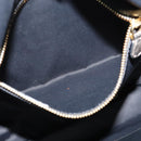 LOEWE Anagram Shoulder Bag Leather Gold Tone Gold Auth yk19406-21