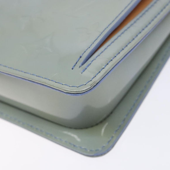 LOUIS VUITTON Monogram Vernis Motto Pouch Lavande M91224 LV Auth yk19411