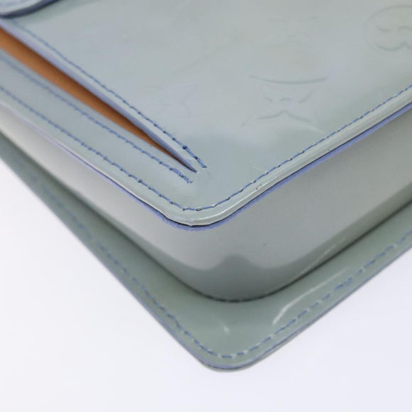 LOUIS VUITTON Monogram Vernis Motto Pouch Lavande M91224 LV Auth yk19411