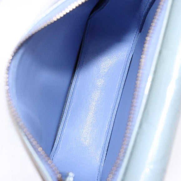 LOUIS VUITTON Monogram Vernis Motto Pouch Lavande M91224 LV Auth yk19411