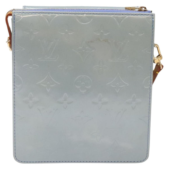 LOUIS VUITTON Monogram Vernis Motto Pouch Lavande M91224 LV Auth yk19411