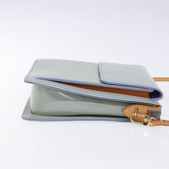 LOUIS VUITTON Monogram Vernis Motto Pouch Lavande M91224 LV Auth yk19411