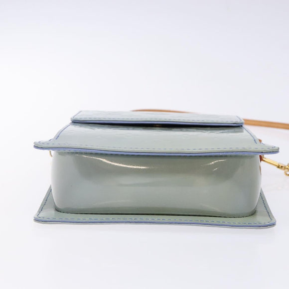 LOUIS VUITTON Monogram Vernis Motto Pouch Lavande M91224 LV Auth yk19411