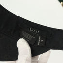 GUCCI GG Canvas Web Sherry Line Sun Visor S Black Red Green Auth yk19412-14