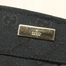 GUCCI GG Canvas Web Sherry Line Sun Visor S Black Red Green Auth yk19412-8