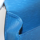 LOUIS VUITTON Epi Saint Cloud GM Shoulder Bag Toledo Blue M52195 LV Auth yk19414-9