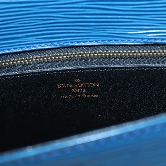 LOUIS VUITTON Epi Saint Cloud GM Shoulder Bag Toledo Blue M52195 LV Auth yk19414