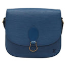 LOUIS VUITTON Epi Saint Cloud GM Shoulder Bag Toledo Blue M52195 LV Auth yk19414-13