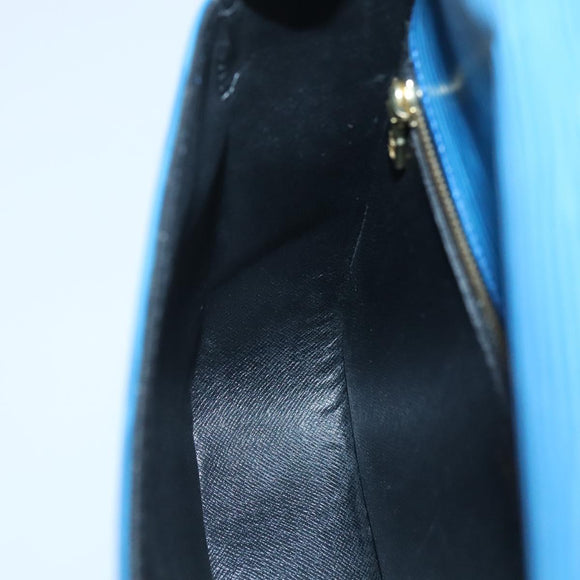 LOUIS VUITTON Epi Saint Cloud GM Shoulder Bag Toledo Blue M52195 LV Auth yk19414