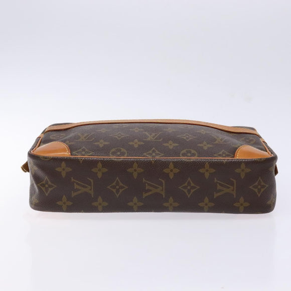 LOUIS VUITTON Monogram Compiegne 28 Clutch Bag M51845 LV Auth yk19415