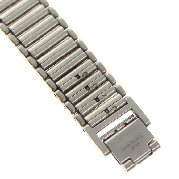 SAINT LAURENT Watches metal Silver Auth yk19419