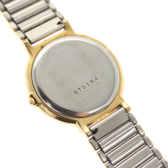 SAINT LAURENT Watches metal Silver Auth yk19419