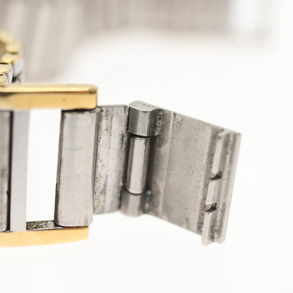 SAINT LAURENT Watches metal Silver Auth yk19419