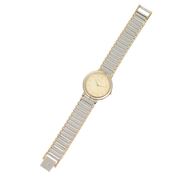 SAINT LAURENT Watches metal Silver Auth yk19419