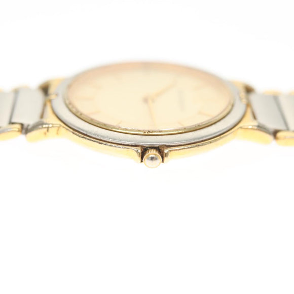 SAINT LAURENT Watches metal Silver Auth yk19419