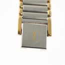SAINT LAURENT Watches metal Silver Auth yk19419-8