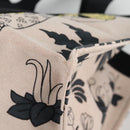 HERMES Animal Pattern Cabasado Plage Boston Bag Tower Ash Beige Auth yk19423V-11