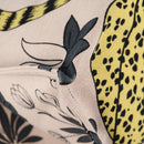 HERMES Animal Pattern Cabasado Plage Boston Bag Tower Ash Beige Auth yk19423V-12