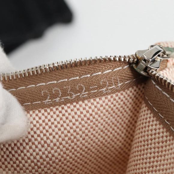 HERMES Animal Pattern Cabasado Plage Boston Bag Tower Ash Beige Auth yk19423V