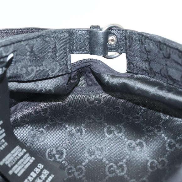 GUCCI GG Canvas Cap L Black Auth yk19424