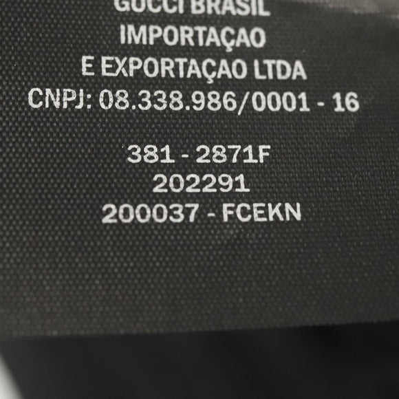 GUCCI GG Canvas Cap L Black Auth yk19424