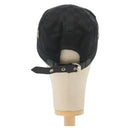 GUCCI GG Canvas Cap L Black Auth yk19424-3