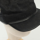 GUCCI GG Canvas Cap L Black Auth yk19424-9