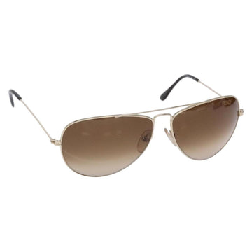 FENDI Sunglasses metal Gold Auth yk19425