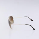 FENDI Sunglasses metal Gold Auth yk19425-4