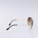 FENDI Sunglasses metal Gold Auth yk19425-5