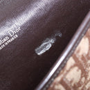 Christian Dior Trotter Canvas Shoulder Bag Brown Gold Auth yk19433-10