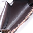 Christian Dior Trotter Canvas Shoulder Bag Brown Gold Auth yk19433-11