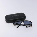 CHANEL Sunglasses plastic Black CC Auth yk19444-11