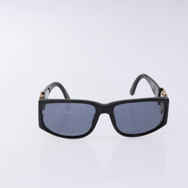 CHANEL Sunglasses plastic Black CC Auth yk19444 - 0